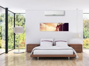 Obraz -Wspinacze (170x50 cm)