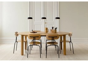 Czarna lampa wisząca LED z metalowym kloszem ø 22 cm Hazel mini – UMAGE