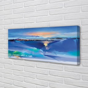 Obraz na płótnie Chmury nad Drzewami