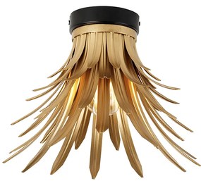 Plafon art deco złoty - Wesley