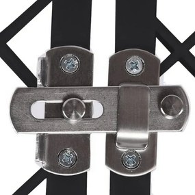 Zagroda dla Psa 90x90x60cm Czarna, zamykana, dla świnki, królika, szynszyla