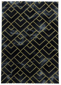 Dywan ekskluzywny Naxos mozaika brązowo- złoty 80 cm x 150 cm
