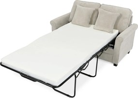 Sofa dwuosobowa ASB-4170 BGE2, sztruks, beżowy