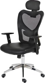 Profesjonalne krzesło biurowe Pamplona,  szary