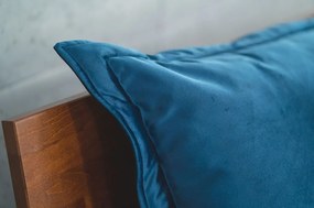 Poduszka na zagłówek PILLOW CHIC 2 VELVET 180 granatowa SKANDICA