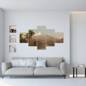 Obraz - Frederic Edwin Church, Tamaca Palms, reprodukcje (125x70 cm)