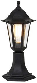 Klasyczna lampa podłogowa zewnętrzna czarna 42,2 cm IP44 - New Haven