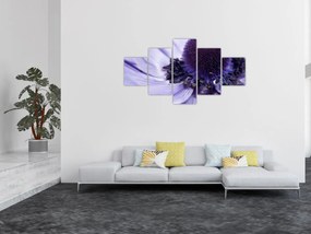 Obraz - Fioletowy kwiat (125x70 cm)