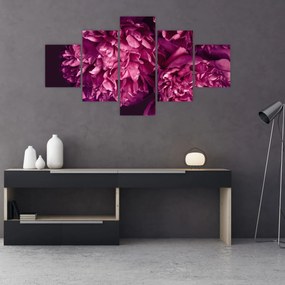 Obraz - Kwiaty piwonii (125x70 cm)