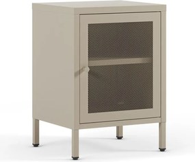 Kremowa szafka nocna Fayna – Marckeric