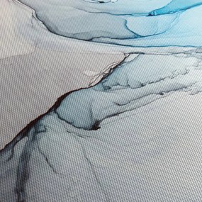 Obraz abstrakcji (z zegarem) (90x30 cm)