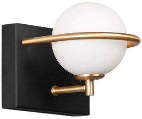 LAMPA ŚCIENNA KINKIET APP1220-1W Czarno Złota