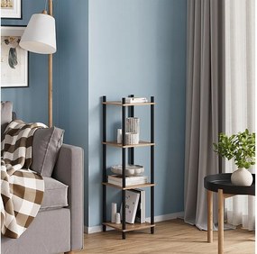 Półka narożna złoty dąb power/antracyt 30x30x102.5 bivio