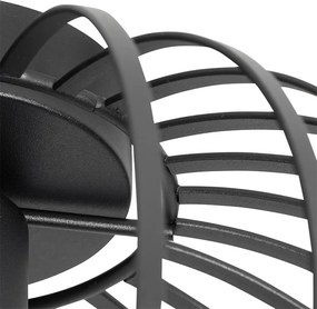 Inteligentna lampa sufitowa czarna 30 cm z Wifi G95 - Johanna