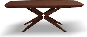 Stół rozkładany SOLIDO Brązowy do Salonu Jadalni 200-300 x 110 x 76 cm, Prostokątny