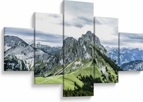 Obraz - Szczyty górskie (125x70 cm)