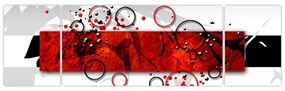 Obraz abstrakcji (170x50 cm)