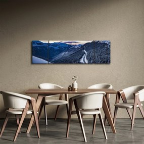 Obraz ośnieżonego stoku (170x50 cm)