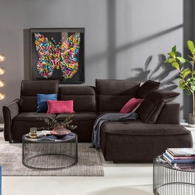 Narożnik MURILLO L z elektryczną regulacją siedziska Prawostronny w tkaninie VOGUE 06 WERSAL