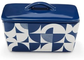 Biała/niebieska ceramiczna maselniczka Bauhaus – Cooksmart ®