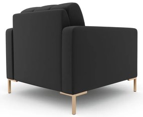 Ciemnoszary fotel Bali – Cosmopolitan Design