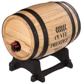 Beczka na wino z dozownikiem, drewniana baryłka, 5,5 L
