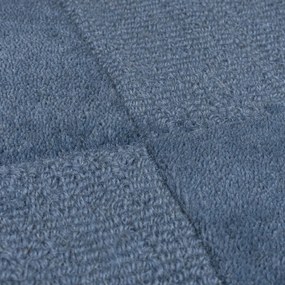 Ciemnoniebieski wełniany dywan tkany ręcznie 120x170 cm Checkerboard – Flair Rugs