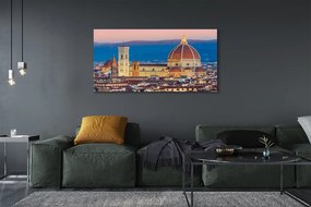 Obraz na płótnie Włoska Katedra w Nocnej Odsłonie