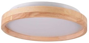 LED plafon łazienkowy LED/12W/230V śr. 27 cm IP44 dąb