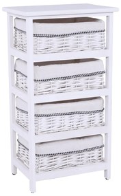 Komoda Ruby biały, 73 cm