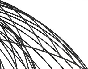 Inteligentna lampa wisząca czarna 66 cm z WiFi G95 - Pua