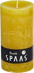 Świeca słupowa SPAAS RUSTIK 13 cm żółta