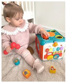 Woopie baby wielofunkcyjna kostka aktywności montessori 6w1 - 18m+