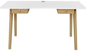 Biurko w dekorze dębu 70x140 cm Nice – Woodman