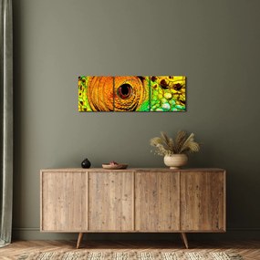 Obraz - Kameleon (z zegarem) (90x30 cm)