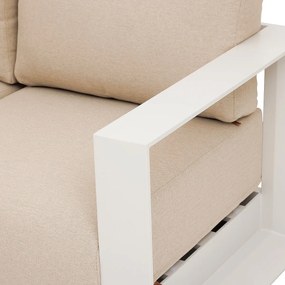 Narożnik aluminiowy dla 5 osób MADRIT NEW (cappuccino)