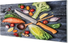 Panel nad Blat Kuchenny Przygotowanie Warzywnego Posiłku