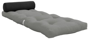 Szary materac futon 70x200 cm Wrap Grey/Dark Grey – Karup Design
