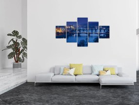 Obraz praskich mostów (125x70 cm)