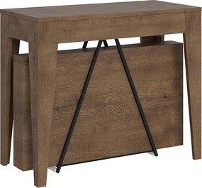 Konsola rozkładana 90x42/302 cm Zima orzech