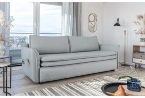 Jasnoszara rozkładana sofa Miuform Charming Charlie