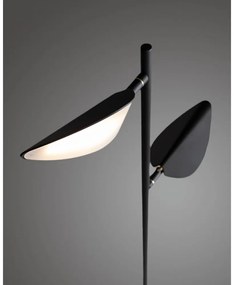 Czarna lampa stojąca LED (wysokość 150 cm) Veleira – Kave Home