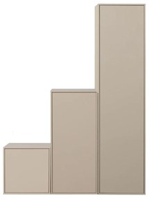 Kremowa szafa modułowa z litego drewna sosnowego 150x200 cm Daily – vtwonen