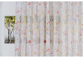 Biała firanka 500x260 cm Corsa – Mendola Fabrics