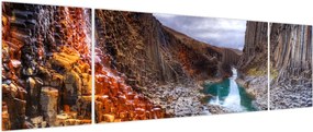 Obraz - Kanion Studlagil (170x50 cm)
