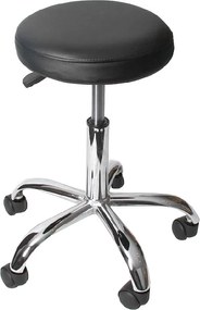 Stołek roboczy MCW-E47,  czarny