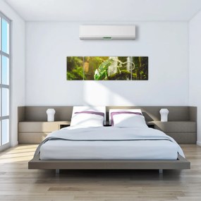 Obraz kameleona (170x50 cm)