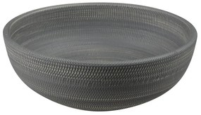 Szara ceramiczna okrągła umywalka ø 41 cm Priori – Sapho