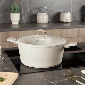 BerlingerHaus Rondel z powłoką tytanową i pokrywką Sahara 30 cm, 30 cm