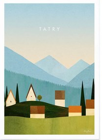 Plakat 50x70 cm Tatry – Travelposter